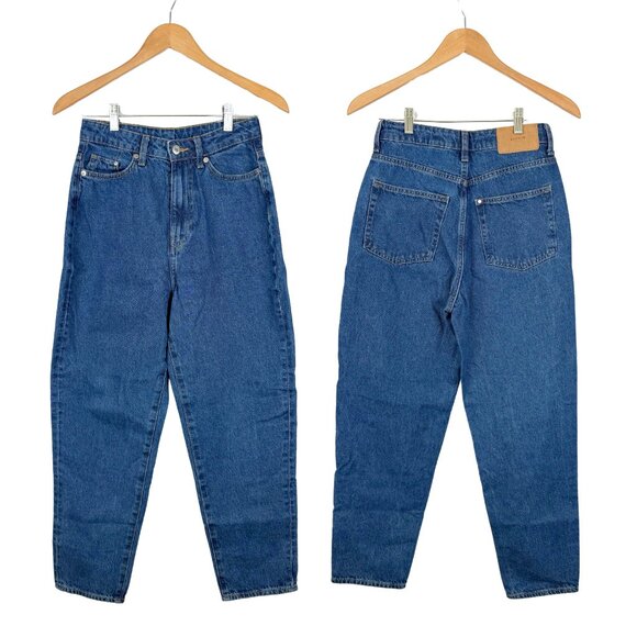 &Denim Denim - NWOT &Denim Loose Medium Wash Ultra High Waist Ankle Length Mom Jeans - 4 Short